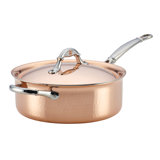 Symphonia 4 Quarts Copper Saute Pan with Lid