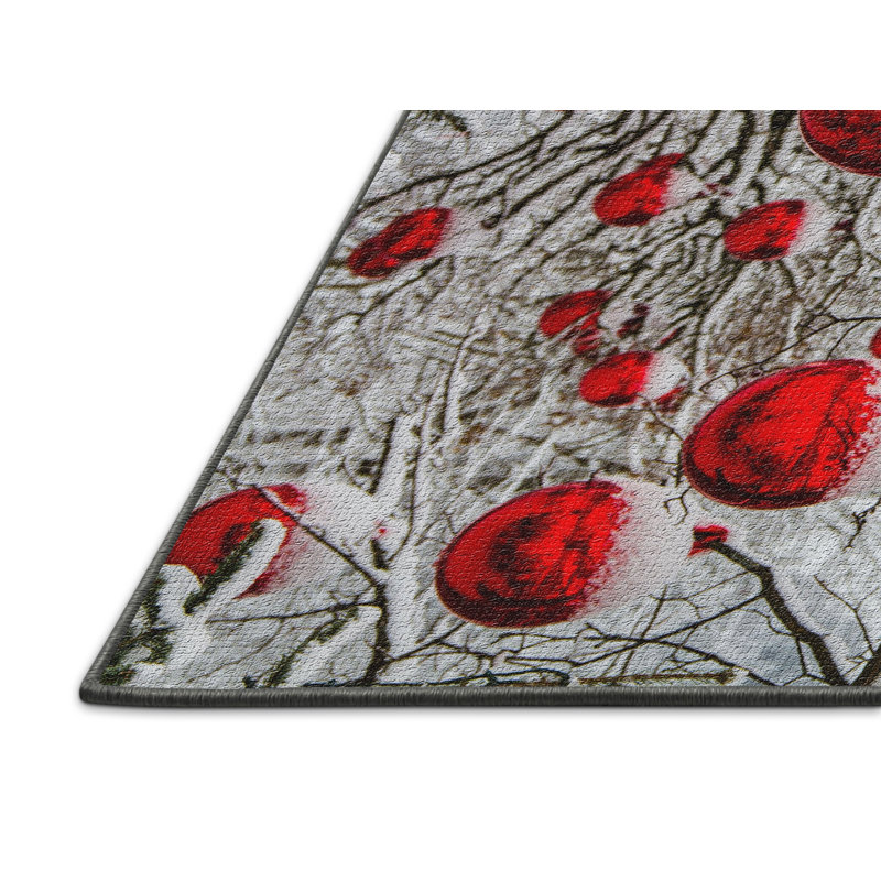 Abstract Indoor Rug, Rectangle 4' x 6'