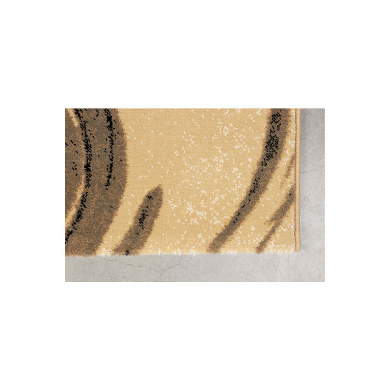 Area Rug in Beige/Orange/Red