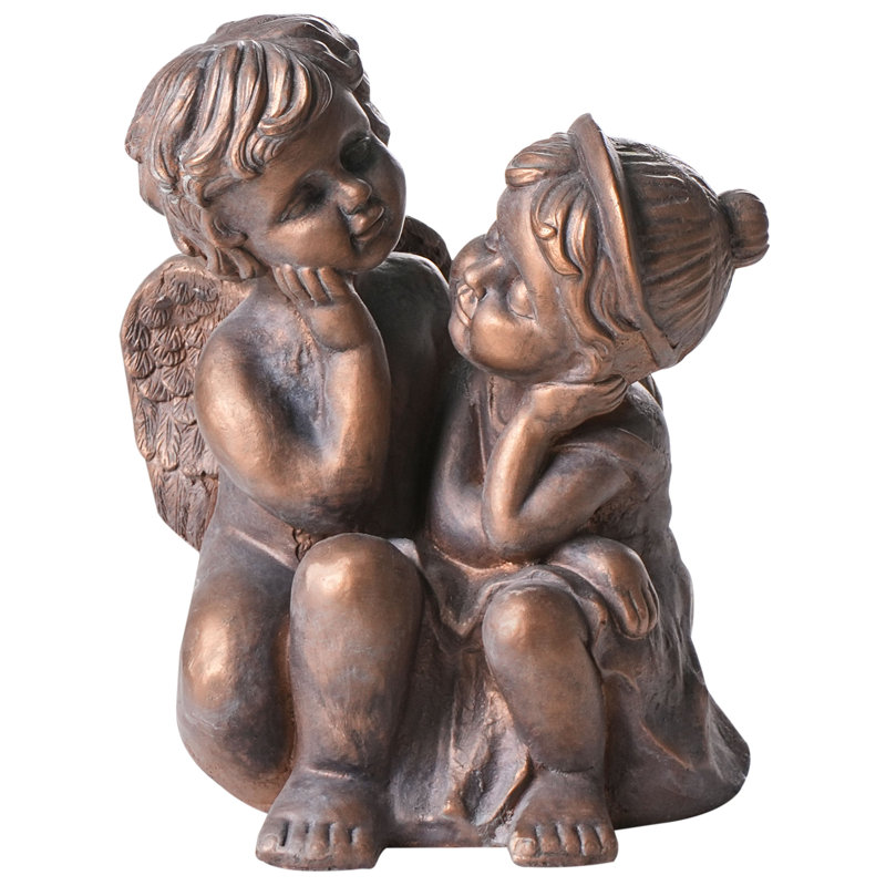 Water Resistant Fiberstone Clay Garden Statue
