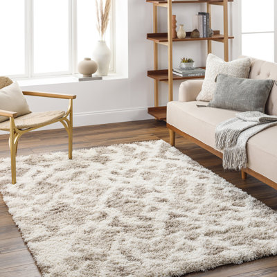 Abstract Shag Area Rug