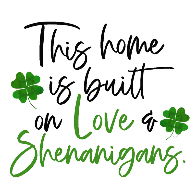 Love and Shenanigans 2885197, H 12 po x l 12 po, Non, Toile tendue