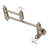 Kingston Brass Restoration Two-Handle 1-Hole Wall Mount Pot Filler Faucet-46772739