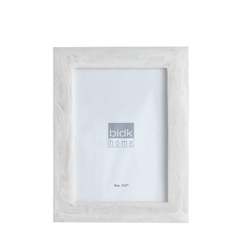 Cadre blanc en résine 5X7