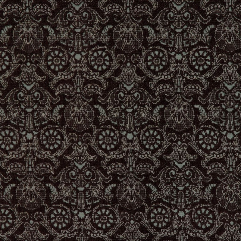 Tissu floral Allure, Noir