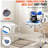 Sliding Tub Transfer Bench Shower Chair with 360 Degree Swivel Seat 400LBS