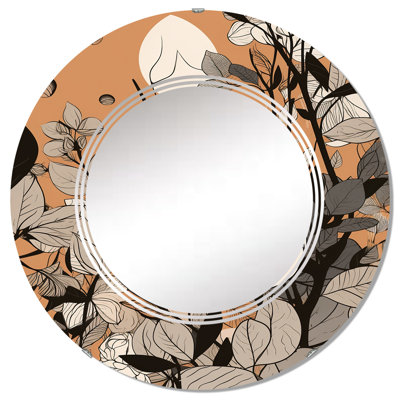 Halva - Miroir mural moderne rond