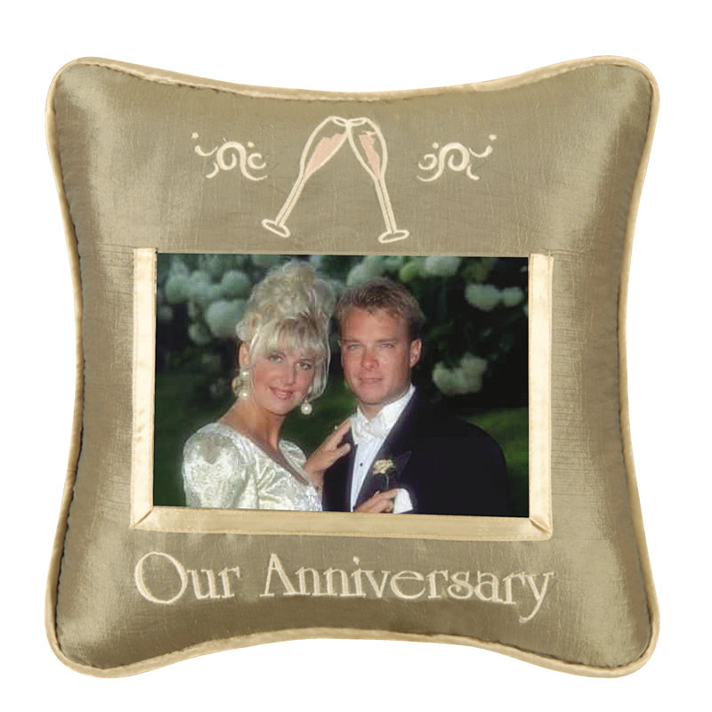 Our Anniversary Picture Pillow