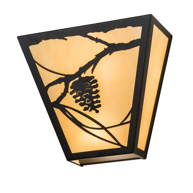 Rustic Lodge 2 - Light Flush Mounted Sconce, Oil Rubbed Bronze