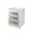 Merrick Mirrored Nightstand with 3 Drawers