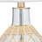 Narva 22" Beige/Clear/Silver Bedside Table Lamp