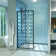Linea Maze 34" W x 72" H Screen Frameless Fixed Glass Panel with Clear Max Technology