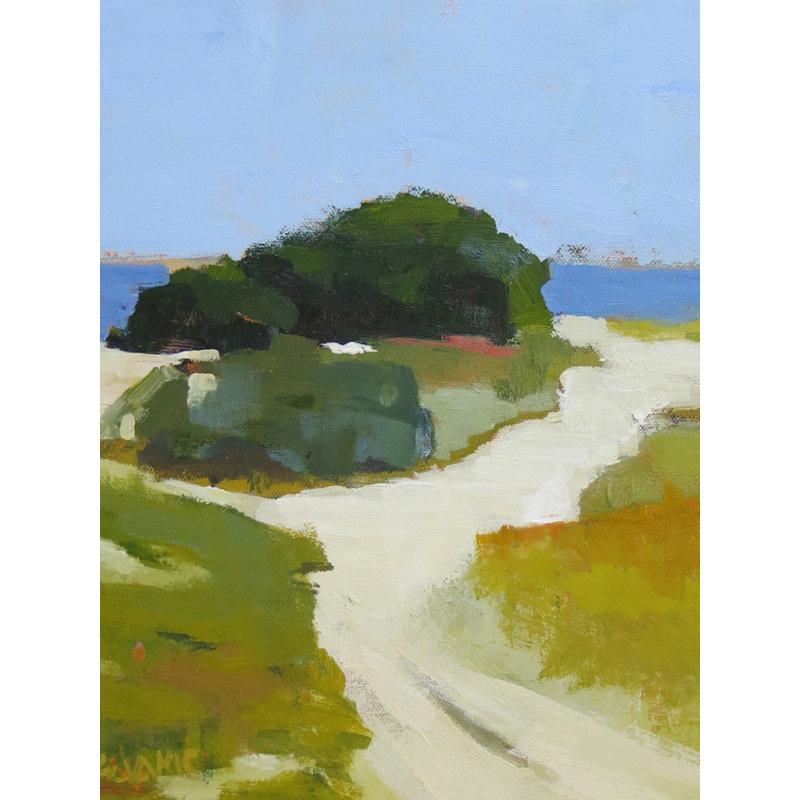 Path To The Beach Print by Phyllis Adams, 31.25" H x 25.25" W