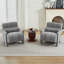 Chaise d'appoint rembourrée avec accoudoirs 28 po Jakeim-2079655796