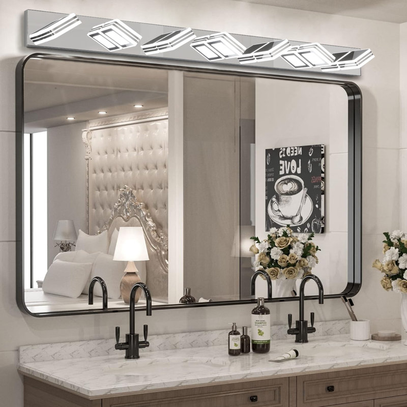 Estefanita 7 - Light Dimmable LED Vanity Light, Chrome