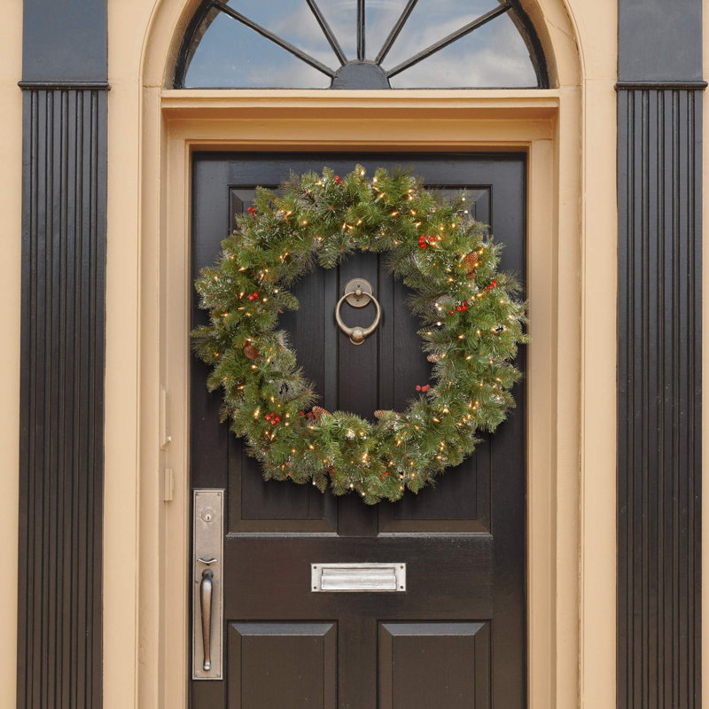 Couronne de Noël en épinette Crestwood, 36 in