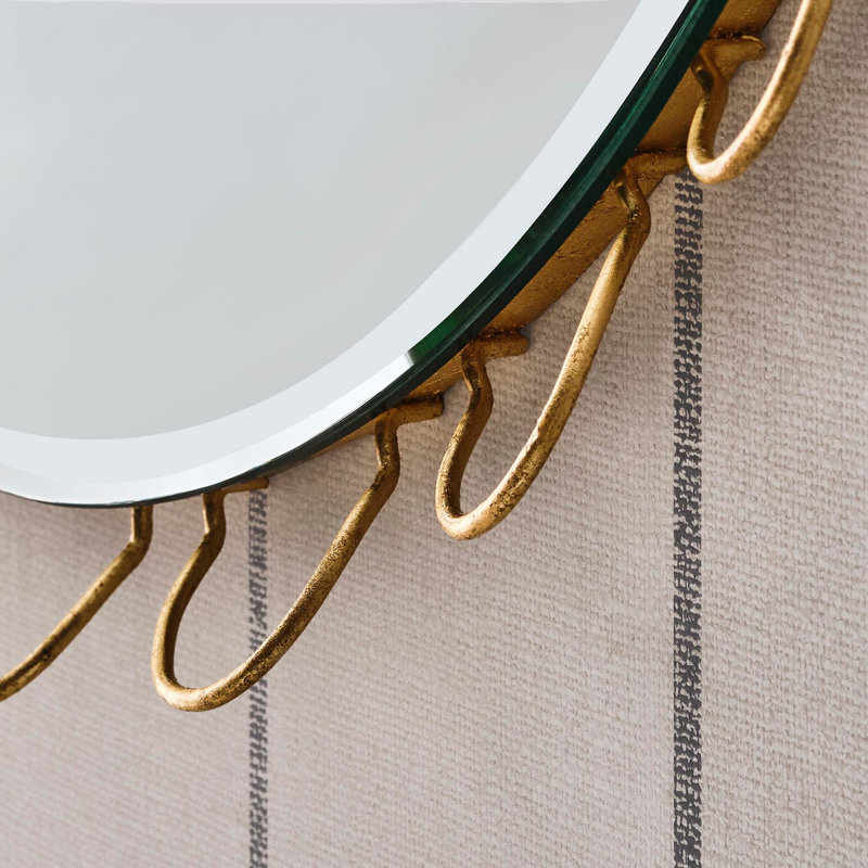 Tirreno Oval Mirror, 30.5" H x 23.5" W x 1.25" D