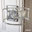 Astwood 6 - Light Aluminium Dimmable Drum Chandelier-1440220689