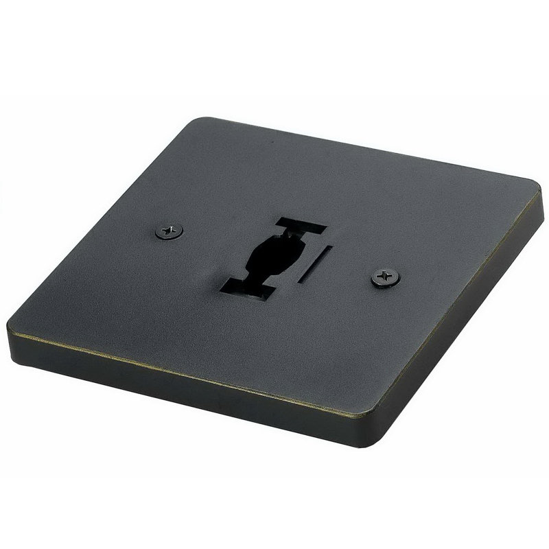 Ensemble d'éclairage monopoint à tension de ligne, Bronze foncé