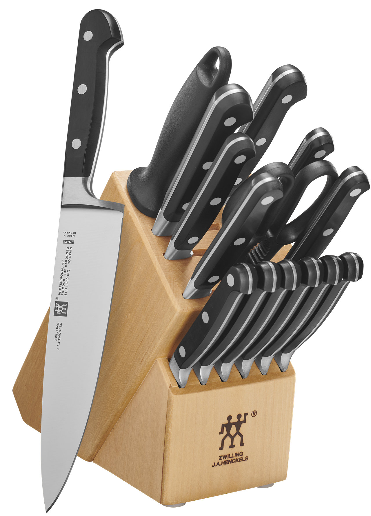 ZWILLING J.A. Henckels Zwilling Professional S 16Piece Knife Block Set & Reviews Wayfair Canada