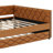 Full XL Size Upholstered Daybed With Trundle And LED-1286392872