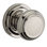 Traditional Passage Door Knob with Traditional Round Rose