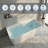63" Rectangular Back To Wall Freestanding Soaking Solid Surface Bathtub, Matte White Stone Resin Bath Tub With Overflow & Pop-up Drain For Bathroom-126645380
