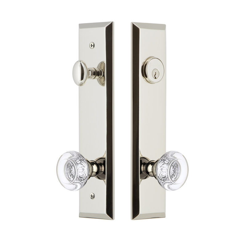 Ensemble d'entrée complet Fifth Avenue, Nickel poli, 2.75"