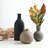 Rustic Farmhouse Ceramic Vase Set Of 3 With Matte Finish, Ideal For Styling Fresh Or Dried Botanicals And Enhancing Modern And Traditional Interiors.-1279335834