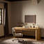 Novella Writing Desk-Natural Oak Veneer Thick Random