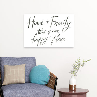 Home Family I Abstract Contemporary Architecture Wall Art Print