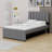 Upholstered Platform Bed With Trundle