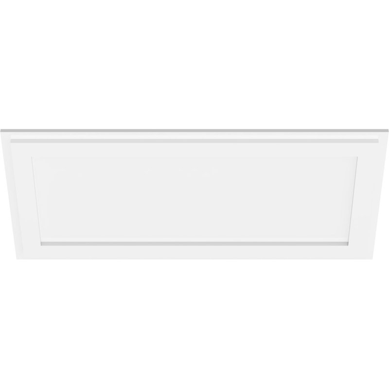 Médaillon de plafond contemporain de style architectural en PVC de l 34 po x H 17 po x C 11 3/4 po x P 1 po