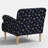 Bristol Armchair In Ditsy Dahlia Navy-352226997-352227006