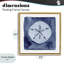 Dollar de sable blanc sur cadre flottant indigo, design par Patti Bishop-2129495744-2129495757