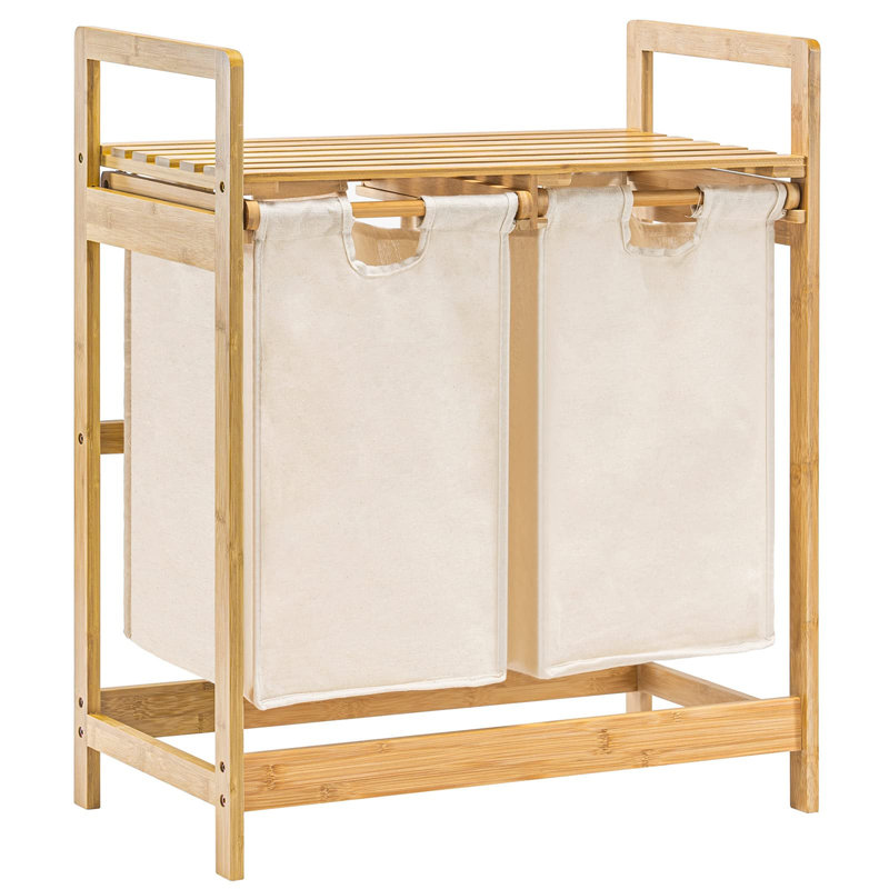 Laundry Sorter with Handles, Beige