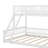 Twin XL Over Queen Bunk Bed, Floor Twin XL Over Queen Bunk Bed Frame With Ladder And Safety Guardrails-117530989