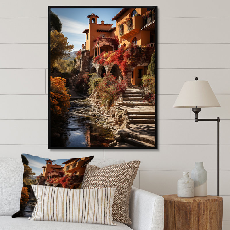 Fauvisme espagnol II sur impression sur toile, H 40 po x l 30 po x P 1,5 po, Cadre flottant noir
