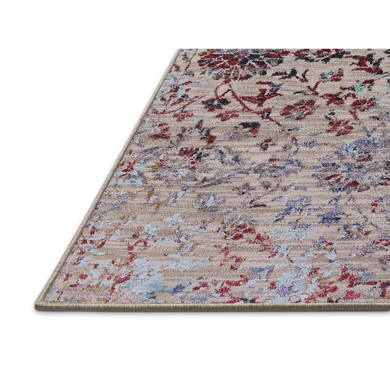 Floral Indoor Rug, Rectangle 2' x 3'