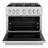 ZLINE 36 in. 5.2 cu. ft. Classic Gas Range with 6 Burner Cooktop and Convection Gas Oven in Satin Stainless Steel with Door-105283472