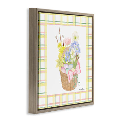 Panier de printemps sur cadre flottant écossais, design par Lee Ann Sanders