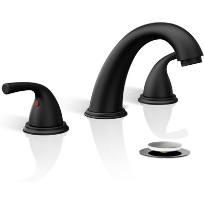 NO 2-handle Bathroom Faucet with Drain Assembly