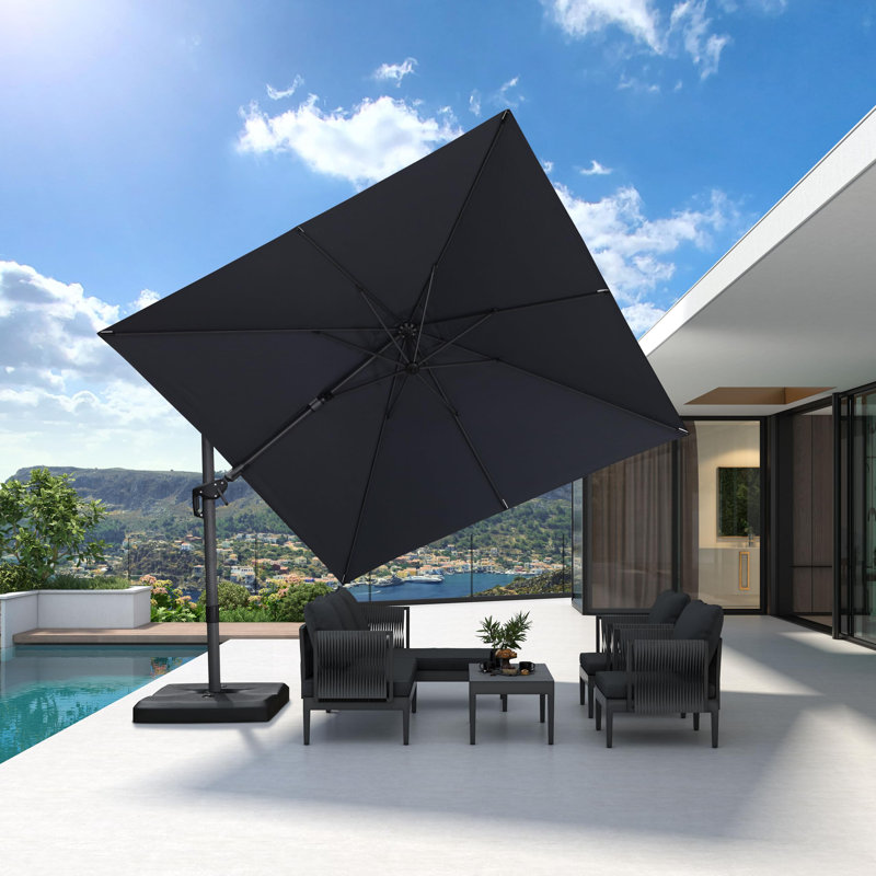 304cm Cantilever Parasol, Grey