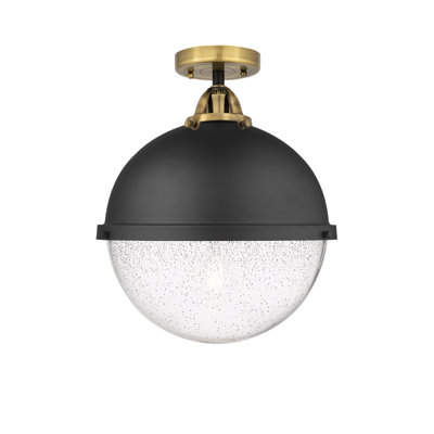 Glass LED Semi Flush Mount