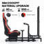 Anman Racing Simulator Cockpit Adjustable & Seat Fit Logitech G923 G920 Xbox, Not Include Steering wheel & Wheels & Pedals and Shifter Handbrake