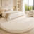 6x6 ft Cream White Round Rug for Bedroom Room Fluffy Circle Rug Furry Carpet Shaggy Circular Fuzzy Washable Non-Slip Large Area Rug Soft Indoor for Living Room Cute Aesthetic Home Decor-1164655155-1164655152