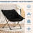 Foldable Lounge Chair for Adults, Steel Frame Soft Synthetic Fur Chair No Assembly Required, for Living Room Bedroom Apartm-1168412498