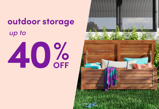 outdoor storage clearance