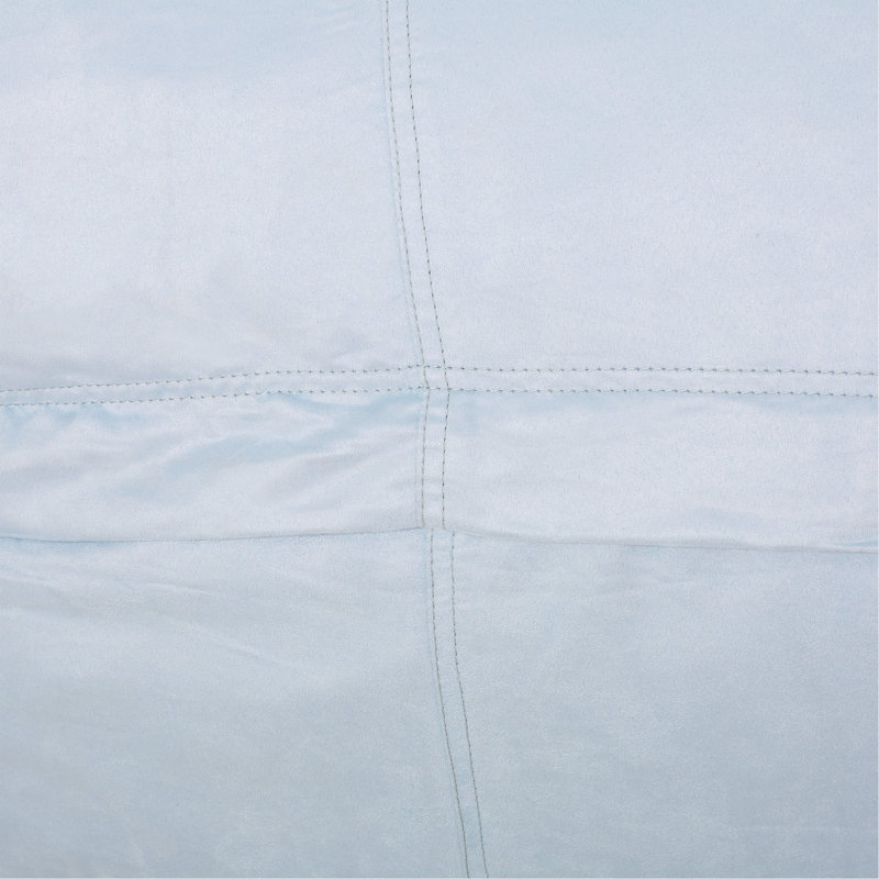 Haricot cylindrique en microfibre 8 pi Aruba, écume de mer, Tissu écume de mer