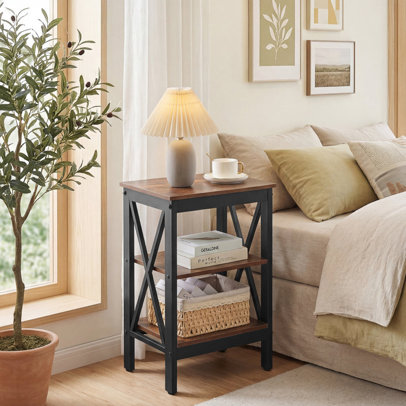Morant End Table Set, Brown